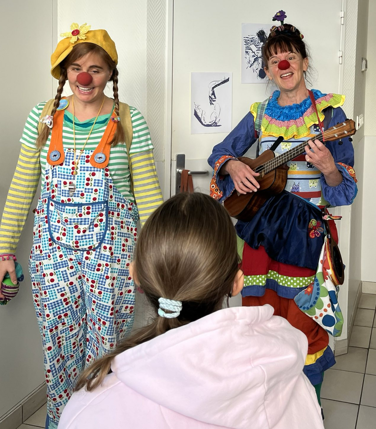 Zwei unserer Clowns sind gerade in Aix en Provence im Einsatz